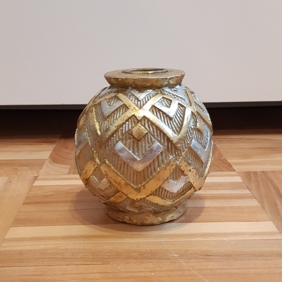 Accents Gold And Silver Candle Holder Poshmark